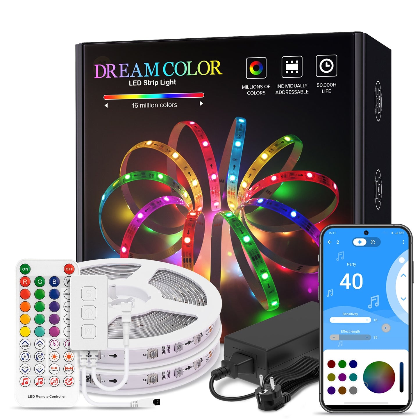 Dreamcolor Bluetooth LED Light Strip