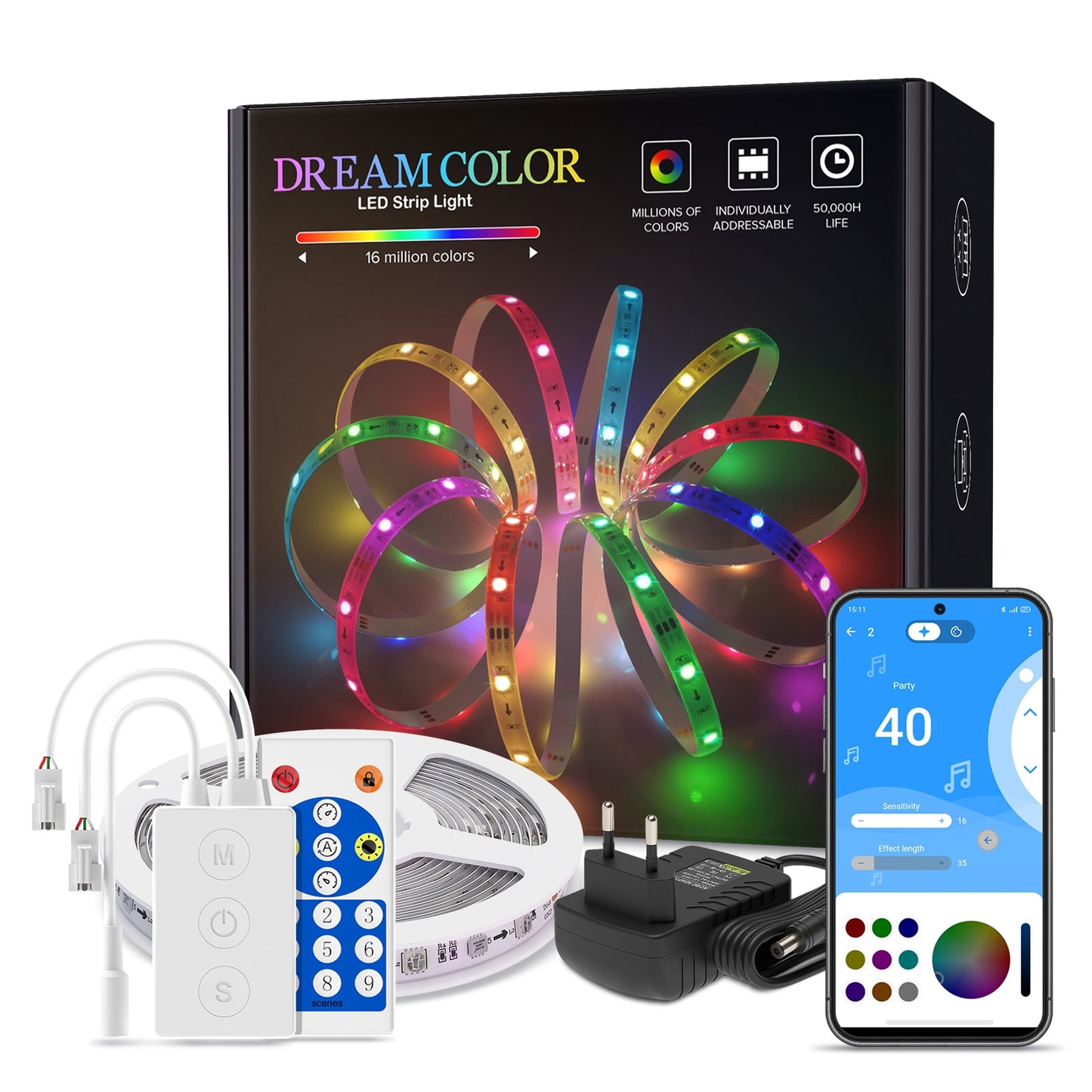 Dreamcolor Bluetooth LED Light Strip