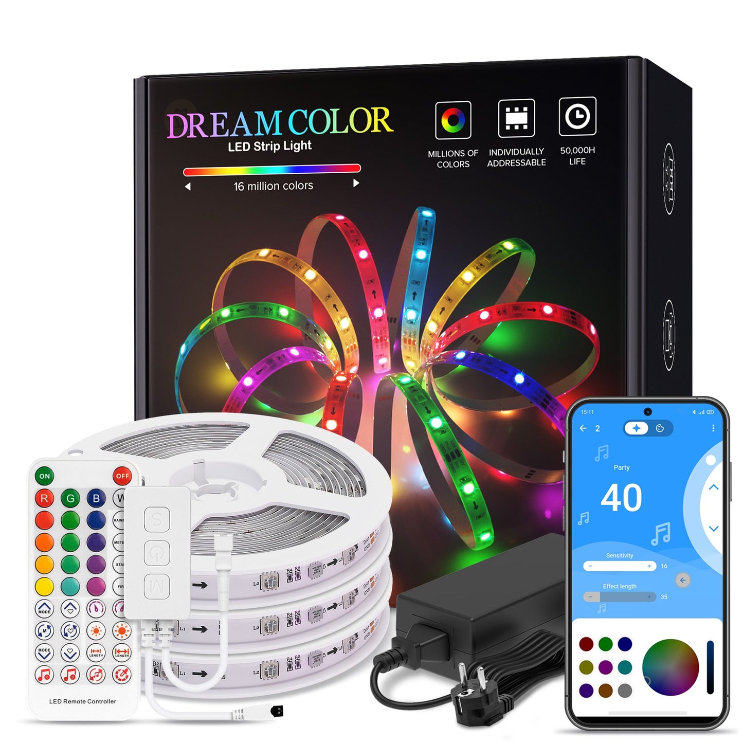 Dreamcolor Bluetooth LED Light Strip