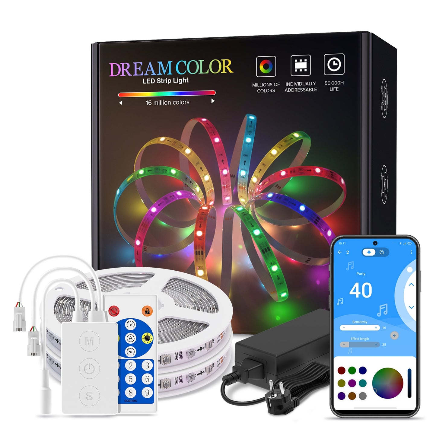 Dreamcolor Bluetooth LED Light Strip